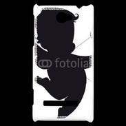 Coque HTC Windows Phone 8S Silhouette Cupidon