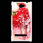 Coque HTC Windows Phone 8S Fraise et bouche