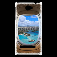 Coque HTC Windows Phone 8S Vue de l'intérieur d'un avion