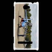 Coque HTC Windows Phone 8S Avion de la patrouille de france 