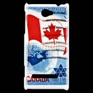 Coque HTC Windows Phone 8S Timbre canadien 1967