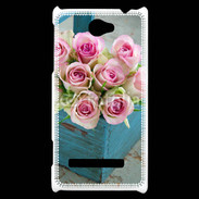 Coque HTC Windows Phone 8S Panier de roses
