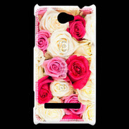 Coque HTC Windows Phone 8S Fond de roses 5