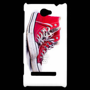 Coque HTC Windows Phone 8S Chaussure Converse rouge