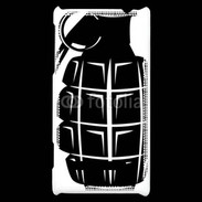 Coque HTC Windows Phone 8S Grenade noire