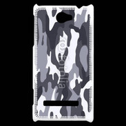 Coque HTC Windows Phone 8S Camouflage gris et blanc