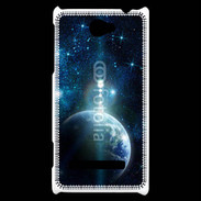 Coque HTC Windows Phone 8S Planète terre vue de l'espace 1