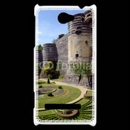 Coque HTC Windows Phone 8S Château fort et jardins d'Angers en France