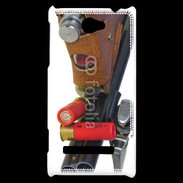 Coque HTC Windows Phone 8S Fusil de chasse et couteau