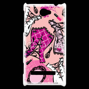 Coque HTC Windows Phone 8S Corset glamour