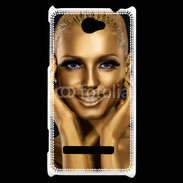 Coque HTC Windows Phone 8S Femme couleur or