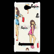 Coque HTC Windows Phone 8S Fashion girl 5