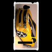 Coque HTC Windows Phone 8S Belle voiture jaune et noire