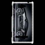 Coque HTC Windows Phone 8S Sport car noire