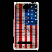 Coque HTC Windows Phone 8S Drapeau USA Vintage