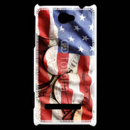 Coque HTC Windows Phone 8S Drapeau et monnaie américaine