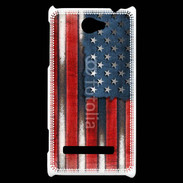 Coque HTC Windows Phone 8S USA Grunge drapeau