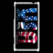 Coque HTC Windows Phone 8S Logo USA 5