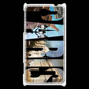 Coque HTC Windows Phone 8S Paris en lettres