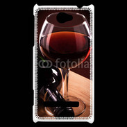 Coque HTC Windows Phone 8S Verre de vin rouge