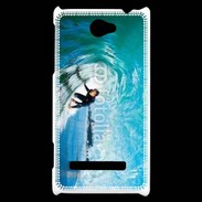 Coque HTC Windows Phone 8S Surfeur dans un tube