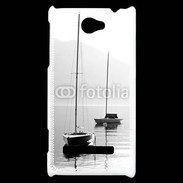 Coque HTC Windows Phone 8S Bateau sur un lac