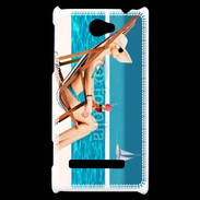 Coque HTC Windows Phone 8S Sur la plage ensoleillée 1