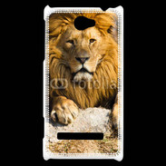 Coque HTC Windows Phone 8S Tête de lion