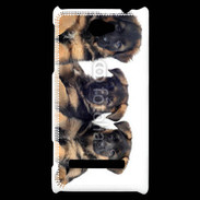 Coque HTC Windows Phone 8S Chiots Berger Allemand