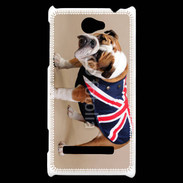 Coque HTC Windows Phone 8S Bulldog anglais en tenue