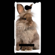 Coque HTC Windows Phone 8S Lapin marron