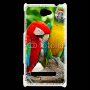 Coque HTC Windows Phone 8S Couple de perroquets