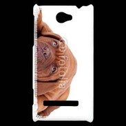 Coque HTC Windows Phone 8S Mastiff marron