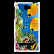 Coque HTC Windows Phone 8S Poisson jaune