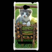 Coque HTC Windows Phone 8S Panier de chatton