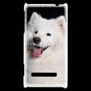 Coque HTC Windows Phone 8S Portrait de chien loup 5
