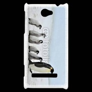 Coque HTC Windows Phone 8S Famille de Pingouin Empereur