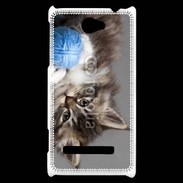 Coque HTC Windows Phone 8S Chaton et pelote de laine