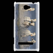 Coque HTC Windows Phone 8S Chevaux de Camargue 1