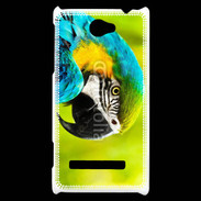 Coque HTC Windows Phone 8S Macaw africain bleu et jaune