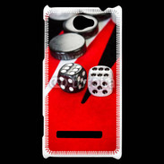 Coque HTC Windows Phone 8S Backgammon
