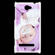 Coque HTC Windows Phone 8S Amour de bébé en violet