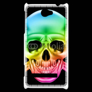 Coque HTC Windows Phone 8S Tête de mort couleur