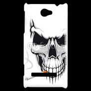 Coque HTC Windows Phone 8S Tête de mort fumeur