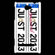 Coque HTC Windows Phone 8S Plaque Just maried