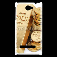 Coque HTC Windows Phone 8S Lingot et pièces d'or