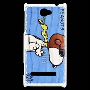 Coque HTC Windows Phone 8S Snoopy timbre poste