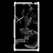 Coque HTC Windows Phone 8S Squelette fumeur
