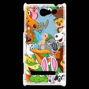 Coque HTC Windows Phone 8S Animaux cartoon
