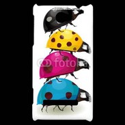 Coque HTC Windows Phone 8S Pile de coccinelles